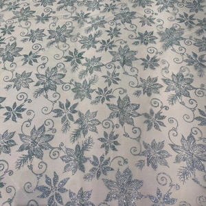 <span class=keywords><strong>Tulle</strong></span> glitterato con motivo floreale <span class=keywords><strong>rosa</strong></span> per abito da sposa - Product Image 5