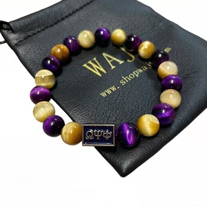 Braccialetto Elastico Personalizzabile con Perline e Lettere Greche Omga Psi Phi - Product Image 5