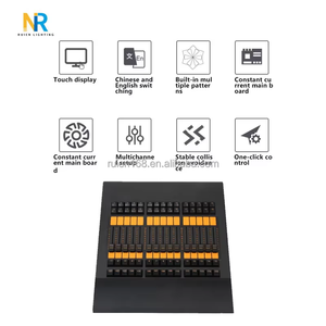 Console d'éclairage de scène <span class=keywords><strong>DMX</strong></span> <span class=keywords><strong>512</strong></span> avec <span class=keywords><strong>commande</strong></span> manuelle, aile de contrôle en métal, aile de fader MA - Product Image 4