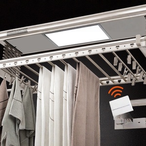 Séchoir à linge intelligent télécommandé pour balcon domestique, avec tringle télescopique et séchage automatique - Product Image 3