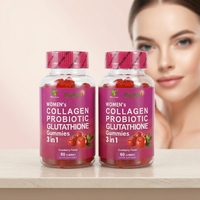 Gummies Éclat de Peau L-GLUTA-THIONE Bonbons Gommeux Éclatants à la Biotine, Probiotiques, Protéines et Collagène – Compléments pour une Peau Blanche
