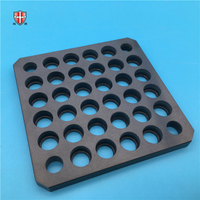 Plaque porte-circuit isolante en nitrure de silicium (Si3N4) multi-trous de précision pour circuits intégrés semi-conducteurs