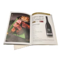 Impression en usine puissante de livres de cuisine de poche de haute qualité, impression de menus, catalogues de magazines
