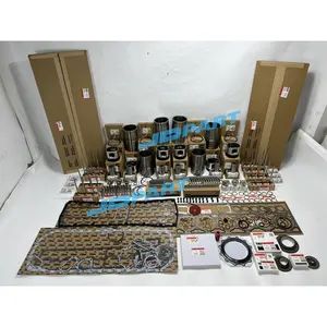 Kit Liner silinder M11 asli dengan Set bantalan Gasket & kereta katup untuk mesin Cummins.