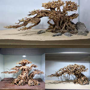 Drijfhout Braziliaanse boomstronk Thailand tak vislandschap speciaal voor kleine aquariumdecoratie woonkamer China OPp-9 - Product Image 1