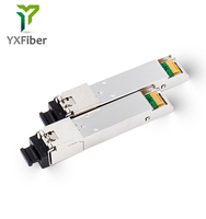 Modul Optik 1G SFP BiDi SC 20km 1.25G 1310/1550nm Transceiver Serat Tunggal untuk Konverter Media dan Port Serat Router
