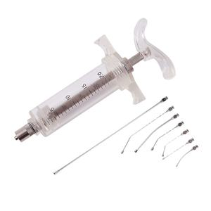 KD316 10ml 20ml 30ml 50ml besleme papağan kuş veteriner hayvan hayvancılık ayarlanabilir plastik çelik veteriner şırınga - Product Image 1