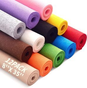 Plus de 50 couleurs de tissu en feutre de polyester recyclé écologique non tissé - Léger pour les accessoires de chaussures et les textiles de maison - Product Image 1
