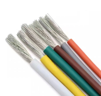 Fil de raccordement haute température 105 ℃ 600V fil électrique UL1015 20 24 28 AWG fil électronique en cuivre étamé câble à un noyau