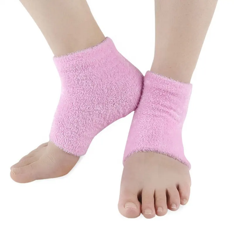 spa gel heel socks Foot Peel Mask Exfoliating Treatment Feet Skin Callus Removal Babyfeet Mask Bag OEM Sea Time