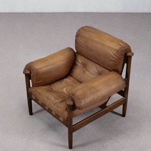 <span class=keywords><strong>Poltrona</strong></span> Retrò con Supporto Stabile e Cuscini Ergonomici Imbottiti per Uso Domestico e Allestimento di Hall Commerciali - Product Image 2