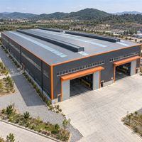 Entrepôt en structure acier sur mesure pour stockage industriel, fabricant de bâtiments préfabriqués à grande portée