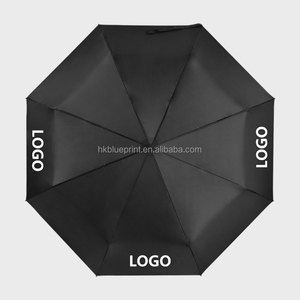 ร่มพับได้ 3 พับน้ําหนักเบาคุณภาพสูงพิมพ์โลโก้ที่กําหนดเองจีนทําขายส่งสําหรับการเดินทางและการใช้งานรถยนต์ - Product Image 3