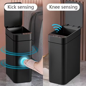 Intelligenter Automatischer Sensor-Mülleimer aus Kunststoff, 4 Öffnungsmodi, Soft-Close-Deckel & Herausnehmbarer Inneneimer - Product Image 5