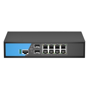 Quản Lý Doanh Nghiệp 10 cổng chuyển đổi 8 10/100/1000M với 2 1000m SFP uplink L2 chuyển đổi và L3 định tuyến tĩnh AC - Product Image 1