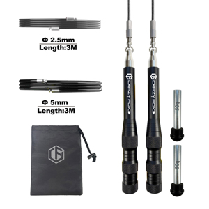 Nueva <span class=keywords><strong>Cuerda</strong></span> <span class=keywords><strong>para</strong></span> Saltar de Alta Velocidad de Aluminio con Peso <span class=keywords><strong>para</strong></span> <span class=keywords><strong>CrossFit</strong></span>, Boxeo, MMA y Gimnasio - Product Image 1