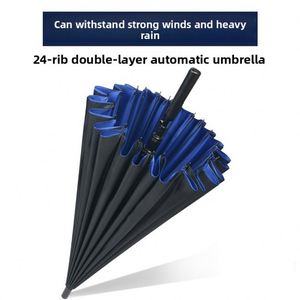 Paraguas Recto Automático, Resistente al Viento y a la Lluvia, con Logotipo Personalizado al por Mayor, Moderno, para Hombres y Mujeres, para Uso en el Sol y Golf, Nailon 190T - Product Image 4