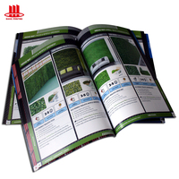 Folleto de tapa blanda de papel a todo color con diseño personalizado, catálogo de revistas, libro de impresión, caja de cartón, impresión offset OEM Hc47b