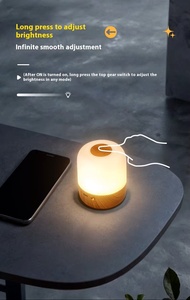 Vente chaude Portable Rechargeable Mini Lampe De Table Sans Fil Tactile Lampe De Chevet de Mieux Dort pour Chambre et <span class=keywords><strong>Camping</strong></span> Cadeaux Pour Enfants - Product Image 5