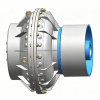 YOX YOXIIZ YOXD Raccord hydraulique en alliage d'aluminium durable avec protection fusible pour limitation de couple/régulation de vitesse pour grue