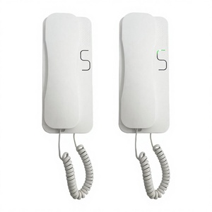 Système de visiophone électrique filaire 12V à deux fils avec combiné, communication unidirectionnelle, en ABS, installation facile, garantie 2 ans - Product Image 4