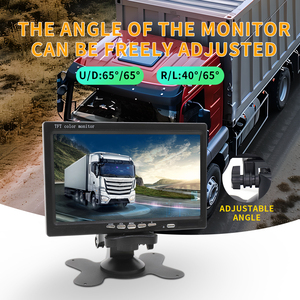 7 inch IPS/tn màn hình xe Video Monitor Camera CCTV Monitor hệ thống đỗ xe cho xe tải 12-35V cung cấp điện - Product Image 2