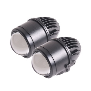 2 Inch Led Fog/driving <b>Lights</b> Headlight Led <b>Projector</b> Lens for Jeep-toyota Universal Fog Lamp Blue Lens - Product Image 1