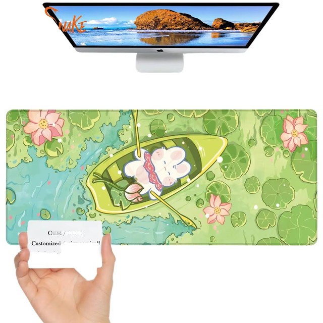 2026 Custom Sublimation Logo Any Size and Thickness Computer Keyboard Deskmats Rubber Mouse Game Mats Desk Pad Gaming Mouse Pad