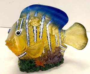 Under the Seaバスルームセット石鹸皿ローションポンプ歯ブラシホルダーカスタムかわいい魚柄樹脂洗面所バスルームセット - Product Image 2