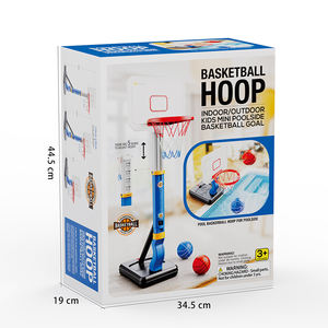 Support de panier de <span class=keywords><strong>basket</strong></span>-ball à hauteur réglable avec 4 balles pour enfants, intérieur, extérieur, sports au bord de la piscine et jeux amusants en famille - Product Image 6