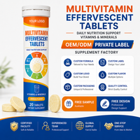 Comprimés effervescents de vitamines C, A, B, D, E, complément multivitaminé pour éclaircir la peau, 1000 mg, OEM, comprimés effervescents de vitamine C