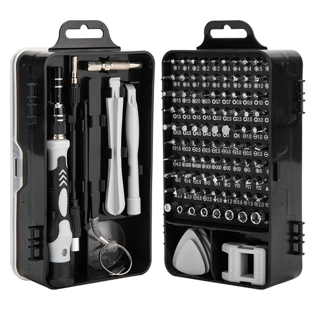 115 in One Cross-border Watch Computer Mobile Phone Dismantling Machine Maintenance Hardware Tools Screwdriver Set