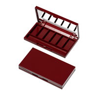 Conteneur de fard à paupières vide avec miroir 6 couleurs Emballage de palette de fard à paupières avec logo personnalisé
