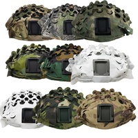Filet de dissimulation pour casque personnalisable SIVI, directement de l'usine, en polyester et coton découpé au laser, couverture camouflage pour entraînement professionnel