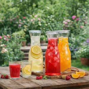 <span class=keywords><strong>Carafe</strong></span> à lait en verre transparent de 350 ml, 500 ml, 1000 ml avec logo personnalisé |   Bouteille à boisson épaisse et durable pour jus, <span class=keywords><strong>eau</strong></span>, lait - Product Image 4