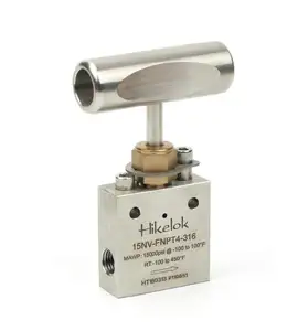 Antoclave tipo 15000-60000 psi válvulas de alta pressão de aço inoxidável para instrumentos, tubos NPT BSPT