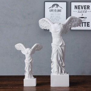 Figurines grecques en gros <span class=keywords><strong>Victoire</strong></span> ailée de <span class=keywords><strong>Samothrace</strong></span> Sculpture Statue en résine européenne pour Art Home Decor Ornement de table - Product Image 2