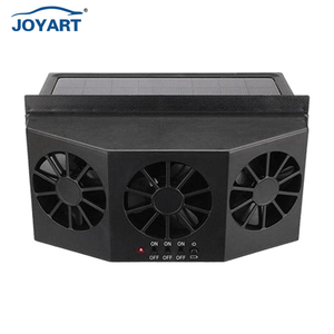 Ventilation de <span class=keywords><strong>voiture</strong></span> solaire noir et blanc Double/trois sorties d'air <span class=keywords><strong>voiture</strong></span> Portable solaire échappement électrique ventilateur solaire - Product Image 6