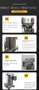 Full Automatic Hydraulic <b>Oil</b> <b>Press</b> <b>Machine</b> with Filter System Industrial Hydraulic <b>Oil</b> <b>Press</b> <b>Machine</b> 304 Stainless Steel Food - Product Image 2