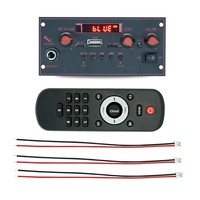 Haut-parleur sur chariot de haute qualité avec carte amplificateur 2x10W et décodage MP3 pour module de microphone, modèle JQ-D137BT, fabriqué en Chine