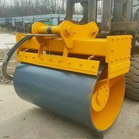 Compacteur à tambour vibrant pour excavatrice, fourni par l'usine, pour le compactage du sol