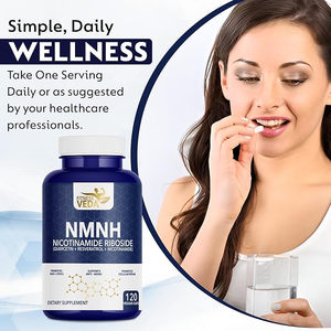 Complément NMNH NAD Boosting favorise le combat contre le vieillissement, soutient la santé cellulaire, les niveaux d'énergie et le bien-être général pour les hommes et les femmes - Product Image 5