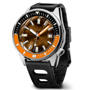 Montre pour homme avec boîte personnalisée automatique, bracelet en caoutchouc, montre-bracelet pour couple - Product Image 1