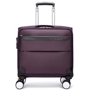 <span class=keywords><strong>กระเป๋า</strong></span>เดินทางล้อ<span class=keywords><strong>ลาก</strong></span>อลูมิเนียมอัลลอยด์แบบมีคันชัก ขนาด 18 นิ้ว สำหรับขึ้นเครื่องบิน ทำจากโพลีเอสเตอร์ - Product Image 5