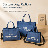 Sac fourre-tout en toile personnalisé avec logo et taille sur mesure, couleur unie, lettres imprimées, sac fourre-tout portable avec bandoulière longue amovible