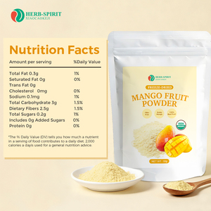 Poudre <span class=keywords><strong>de</strong></span> jus <span class=keywords><strong>de</strong></span> mangue biologique HACCP Halal, qualité alimentaire, soluble dans l'eau, 100% naturelle, saveur mangue, poudre <span class=keywords><strong>de</strong></span> mangue - Product Image 3