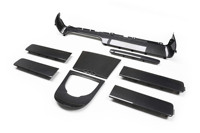 Pour Mercedes-Benz Classe G G63 AMG : Garniture de panneau de porte en carbone sec pour boîte de rangement, remplacement W464 G63, intérieur en carbone sec