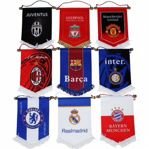 Banderines de Fútbol con Logotipo Personalizado, Bandera de Intercambio de <span class=keywords><strong>Amistad</strong></span> para Clubes, Artículos para Animar a los Aficionados al Deporte - Product Image 2