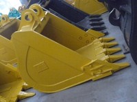 Godets de terrassement standard pour excavatrice SF 12 tonnes, godets à tranchées avec dents