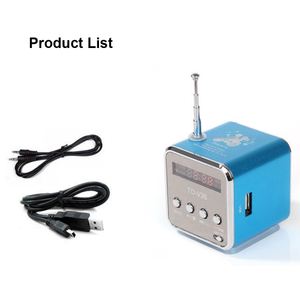 Mini Altavoz Portátil para Exteriores con Radio FM para <span class=keywords><strong>TV</strong></span>, Teléfono, Portátil, Compatible con TF MP3 - Product Image 5